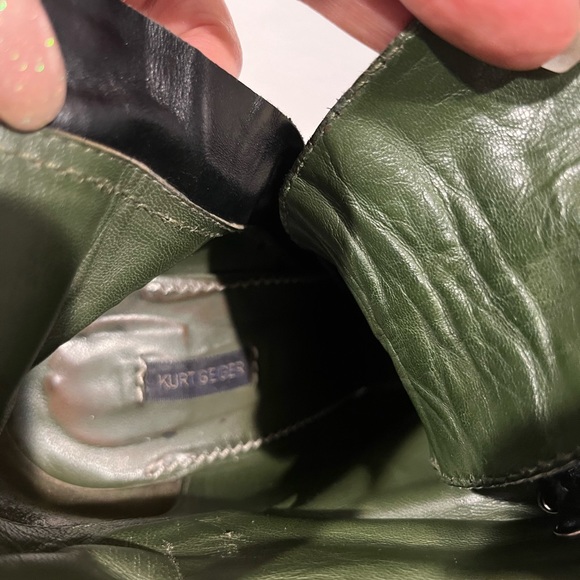 KURT GEIGER LONDON Laced and zippered ankle boots in black, size 39. - Picture 12 of 15